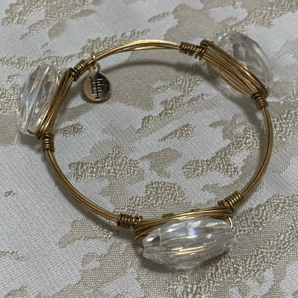 Bourbon and Bowties Clear Stone Bracelet